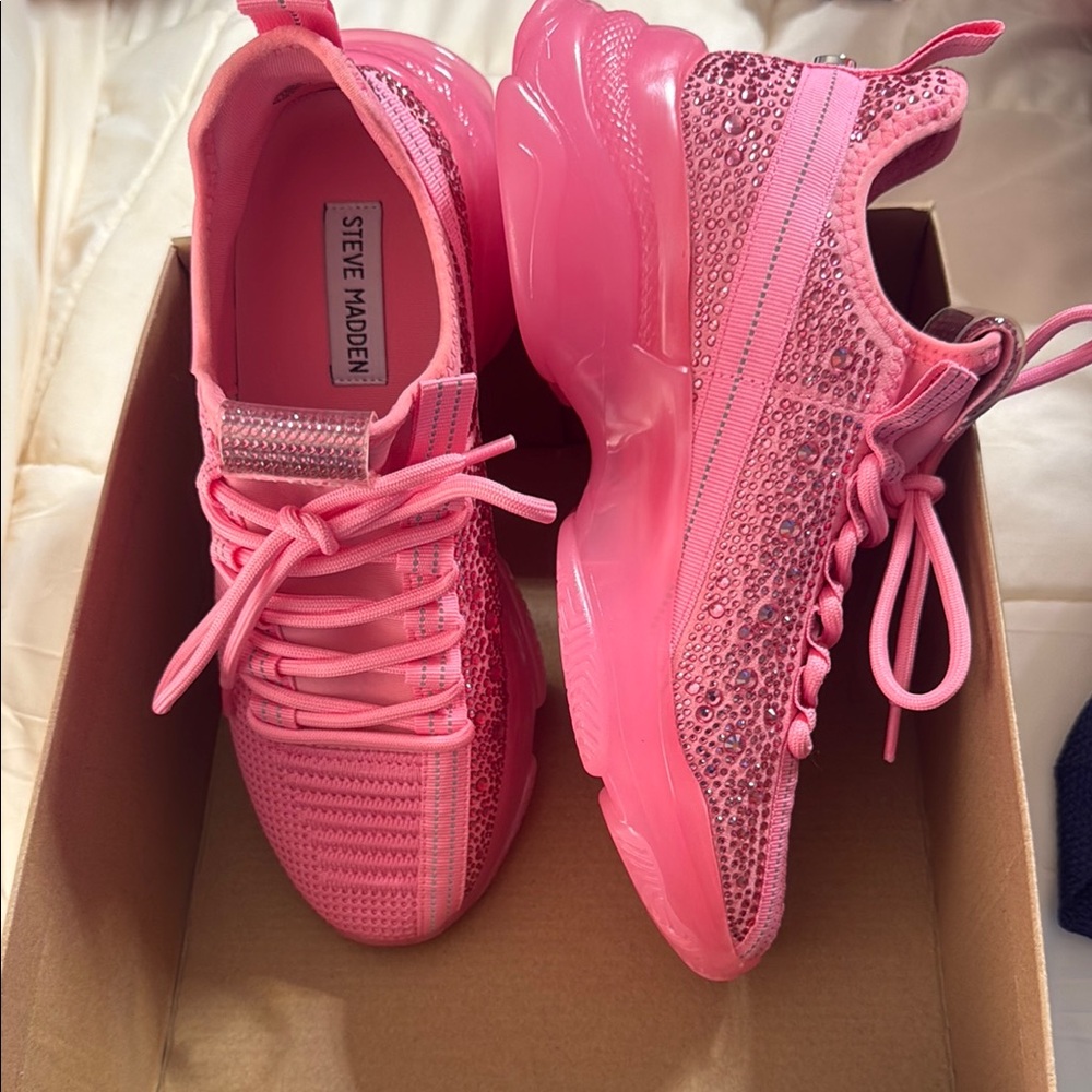 Steve Madden Pink Sneakers